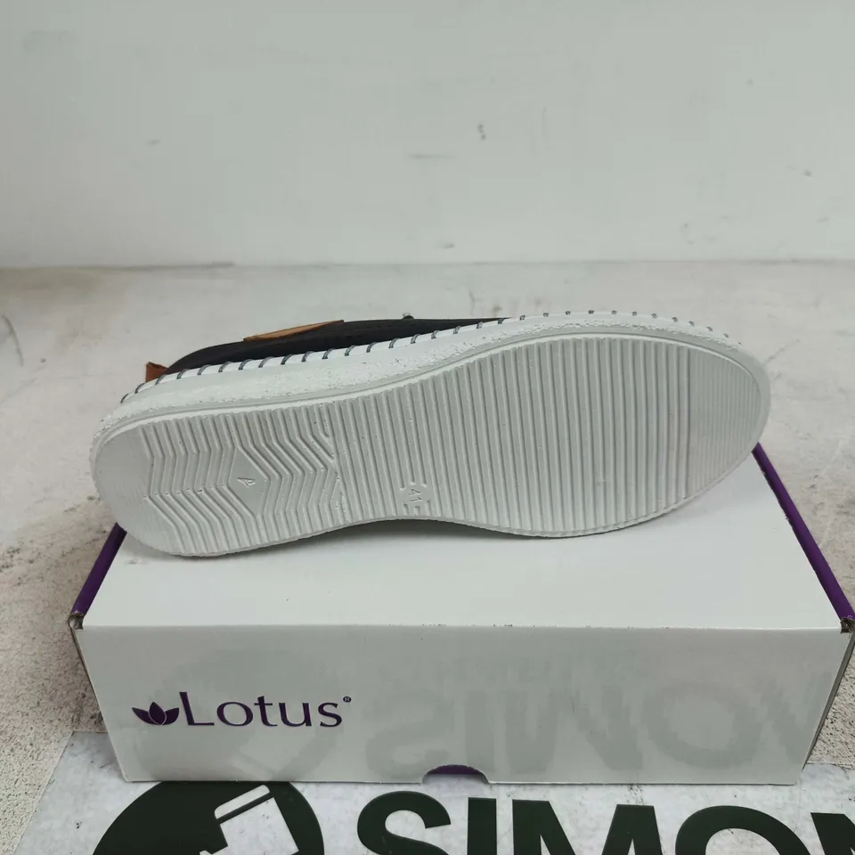 LOTUS TASIA NAVY LEATHER SIZE 41 BOXED