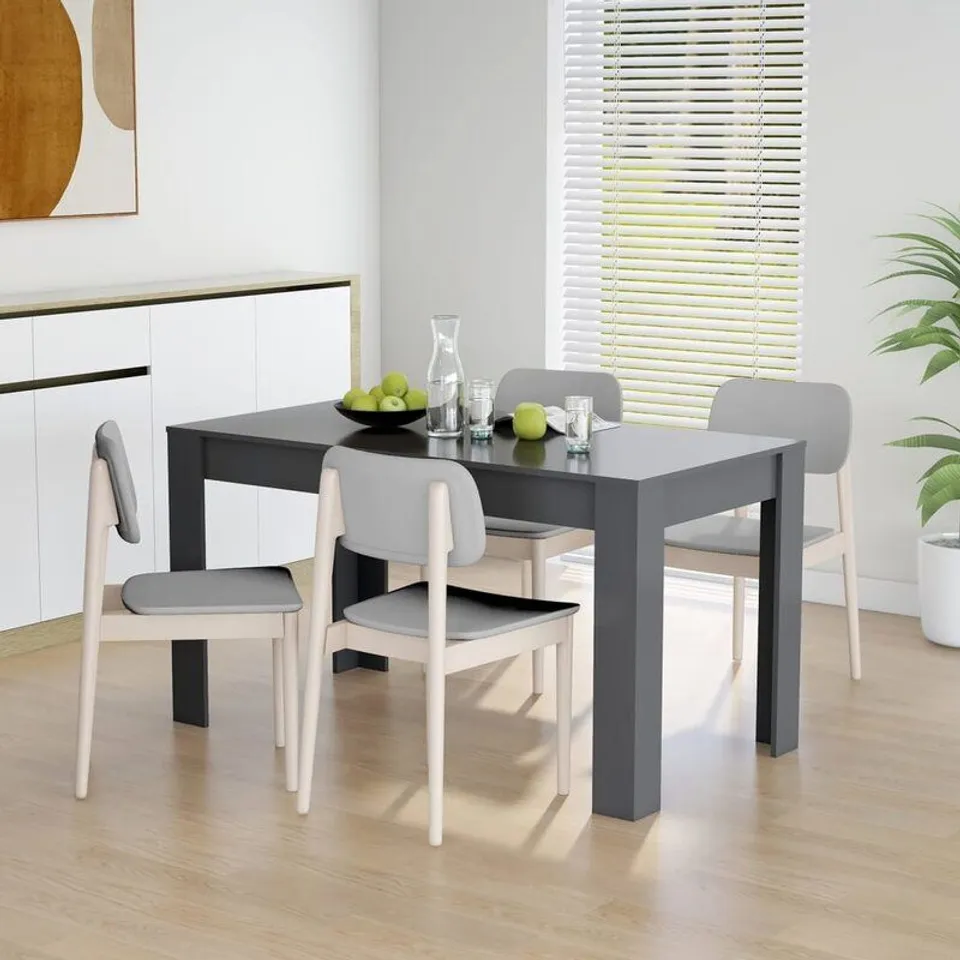 BOXED 17 STORIES GREY DINING TABLE 140X74.5X76CM