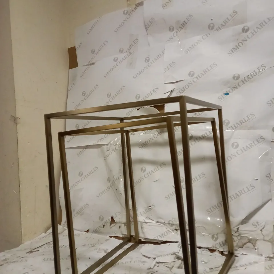 OUTLET K BY KELLY HOPPEN SET OF 3 TERAZZO NEST TABLES - COLLECTION ONLY 