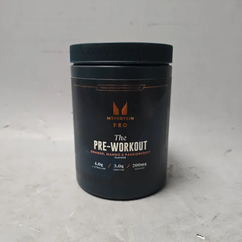 MY PROTEIN THE PRE-WORKOUT - 30 SERVINGS - ORANGE MANGO PASSIONFRUIT