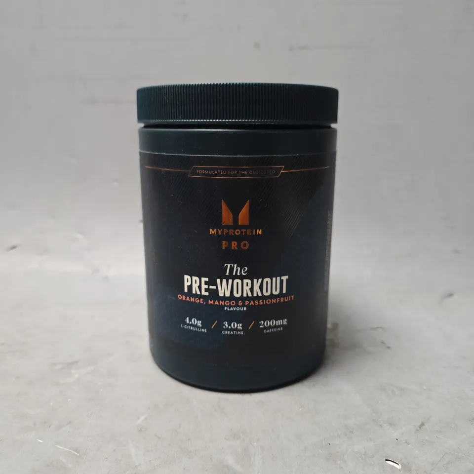 MY PROTEIN THE PRE-WORKOUT - 30 SERVINGS - ORANGE MANGO PASSIONFRUIT