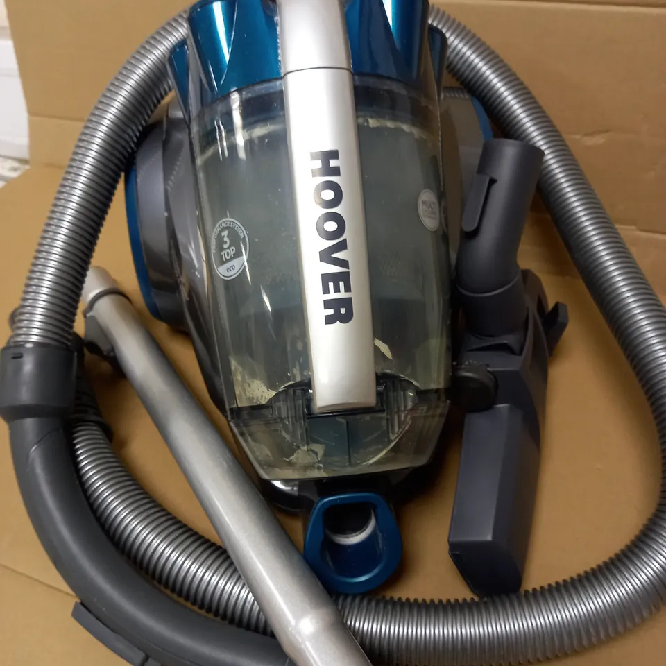HOOVER OPTIMUM POWER ALLERGY AND PETS BAGLESS CYLINDER VACUUM CLEANER