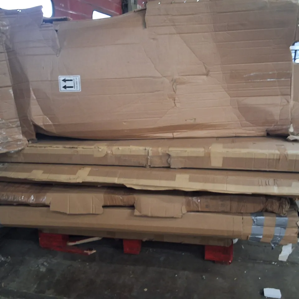 PALLET OF ASSORTED HOUSEHOLD GOODS AND PRODUCTS TO INCLUDE;TABLE,CHAIRS,SHELF UNIT