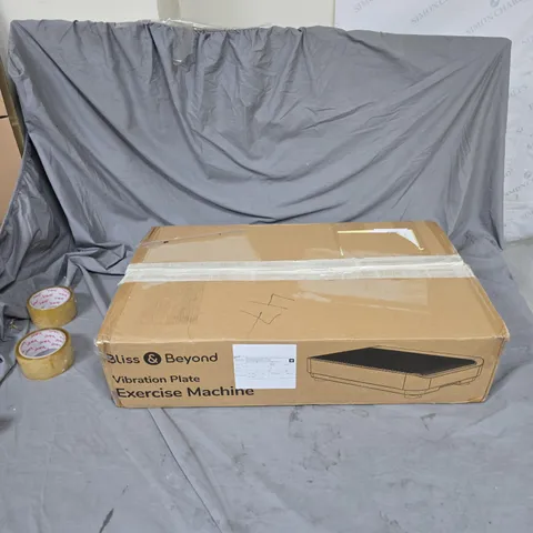 BLISS & BEYOND VIBRATION PLATE EXERCISE MACHINE – BOXED