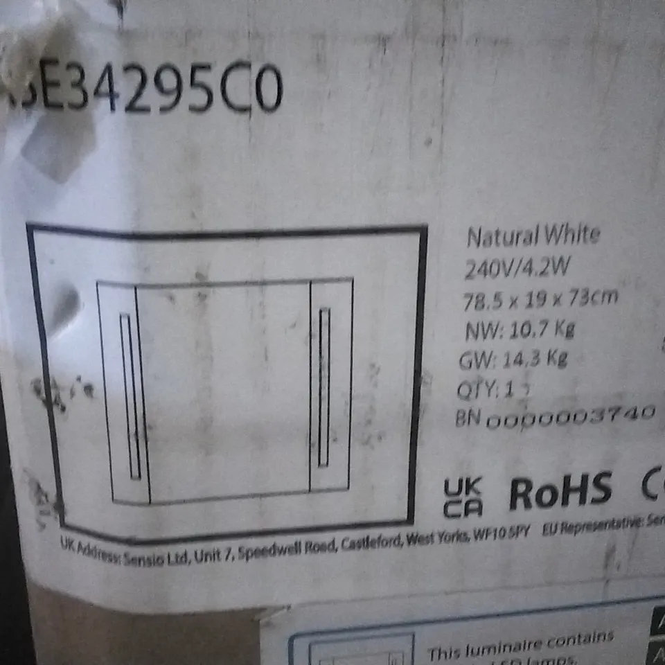 BOXED DIFFUSED LED MIRROR CABINET SE34295C0