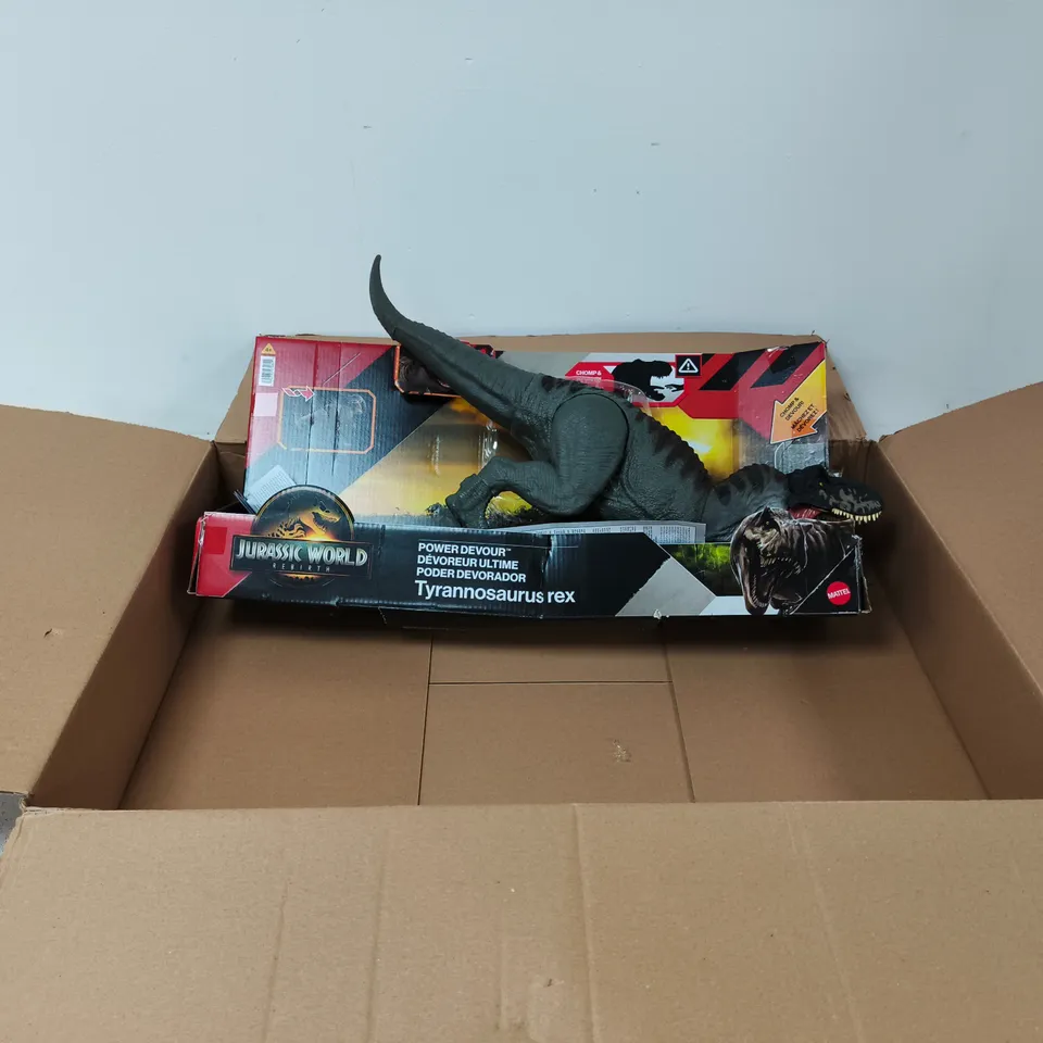 JURASSIC WORLD TYRANNOSAURUS REX ACTION FIGURE – POWER DEVOUR ULTIMATE (WITH PACKAGING)
