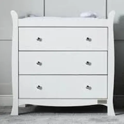 BOXED SNOWDON CHANGING UNIT - WHITE (2 BOXES)