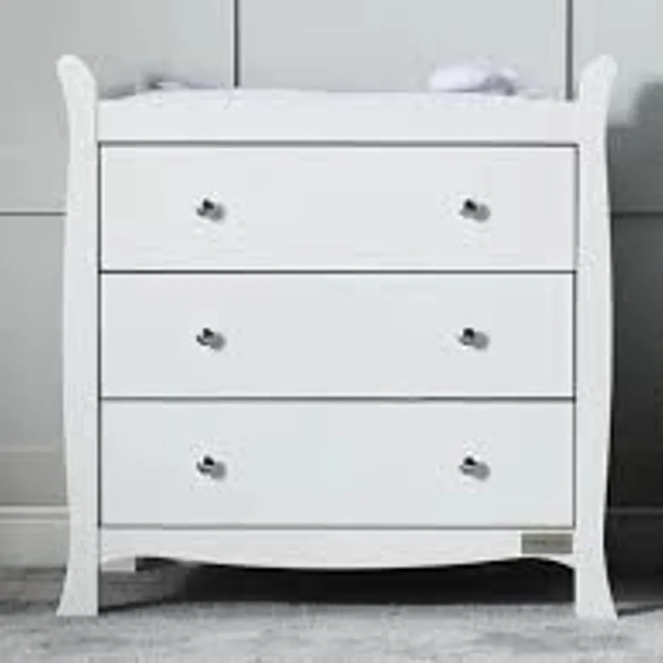 BOXED SNOWDON CHANGING UNIT - WHITE (2 BOXES)