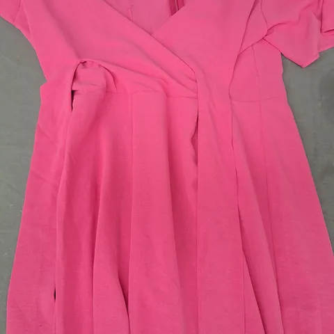 QUIZ DRESS IN PINK UK SIZE 12