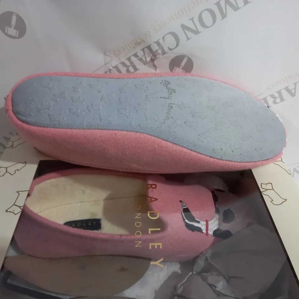 RADLEY HOUSE SHOE/SLIPPER PINK - SIZE UK 6	