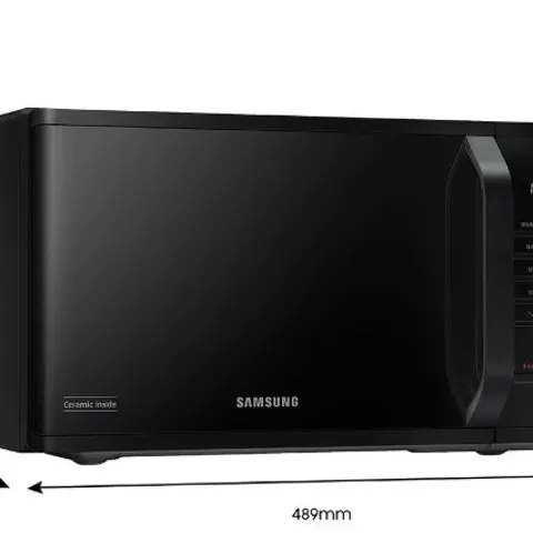 BOXED SAMSUNG MS23K3513AK 23 -LITRE SOLO MICROWAVE WITH QUICK DEFROST - BLACK