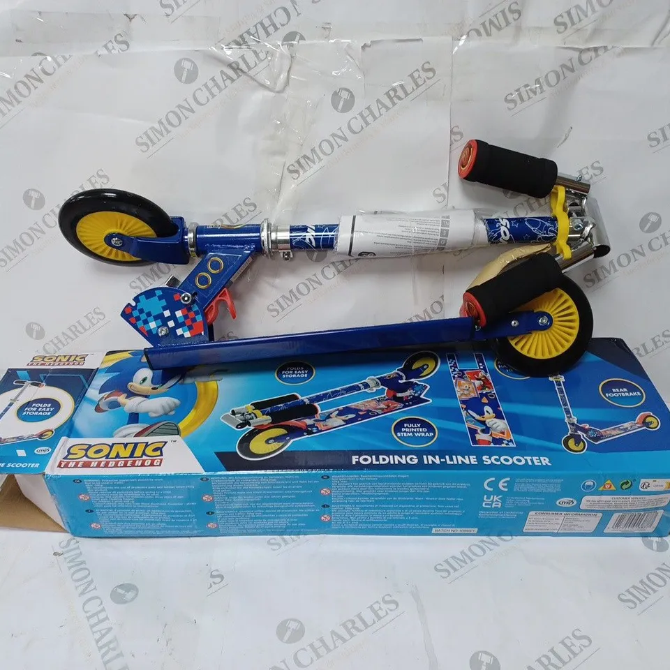 SONIC FOLDING IN LINE SCOOTER RRP £28.99