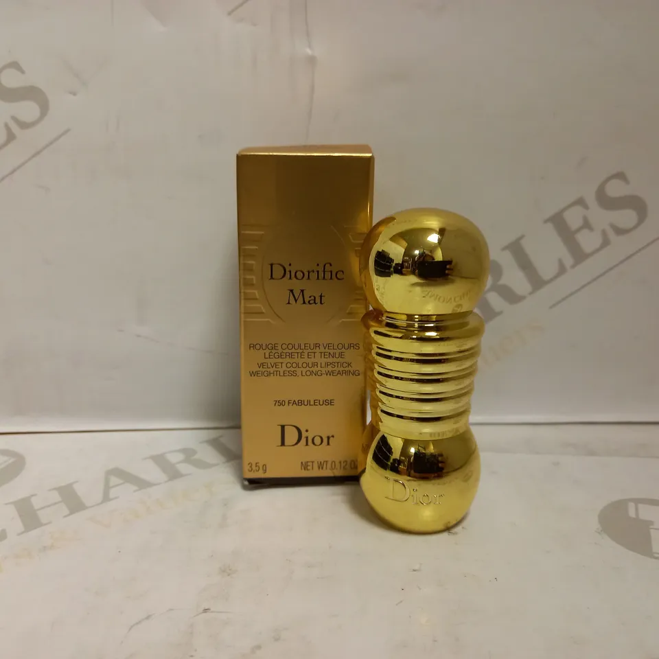 CHRISTIAN DIOR DIORIFIC MAT VELVET COLOUR LIPSTICK - 750 FABULEUSE