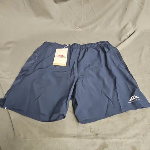 TRAILBERG ESSENTIALS 2.0 SHORT IN BLACK IRIS SIZE M