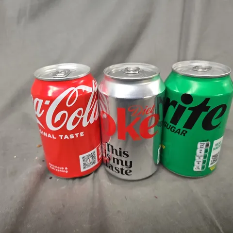 APPROXIMATELY 15 ASSORTED DRINKS TO INCLUDE DIET COKE, COCA COLA, SPRITE ZERO, ETC - COLLECTION ONLY