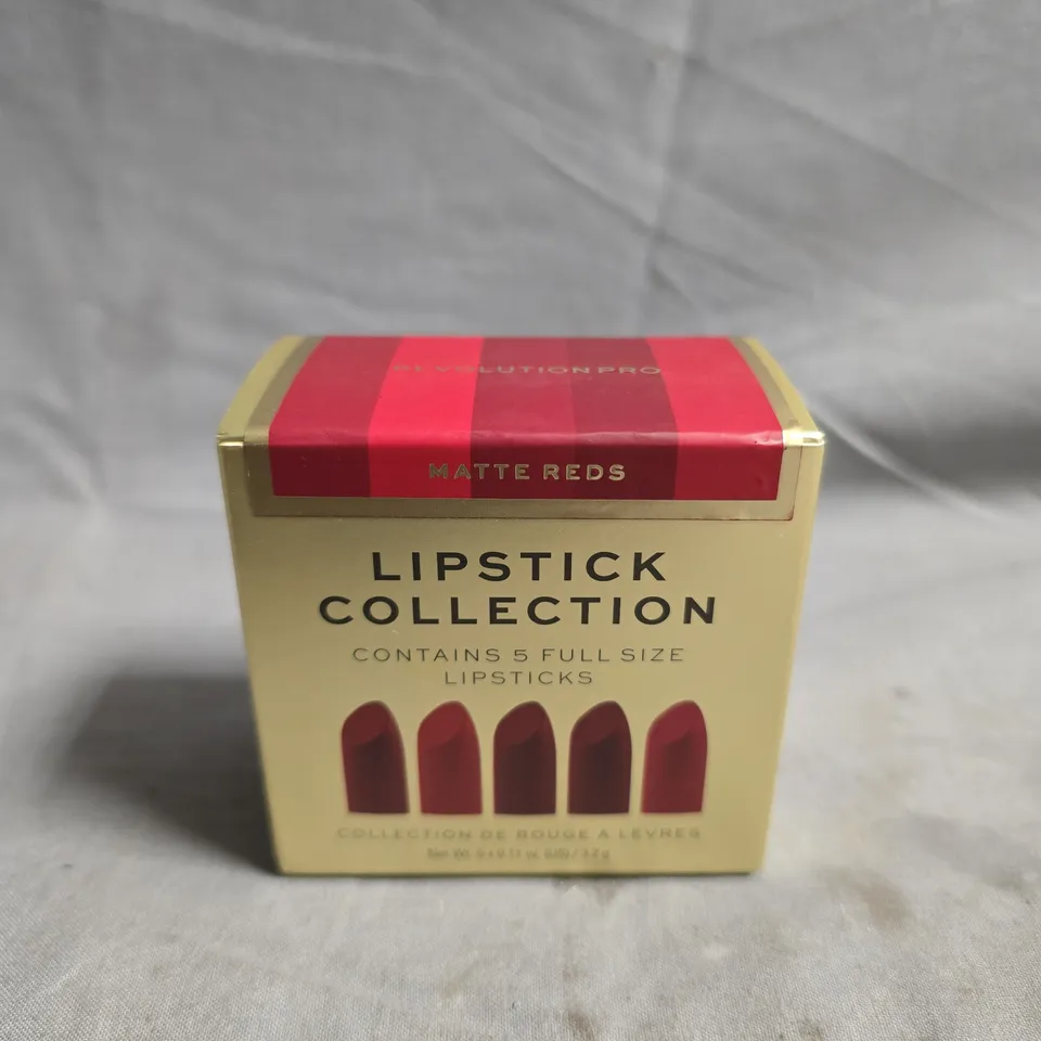 LIPSTICK COLLECTION – MATTE REDS (5 FULL-SIZE LIPSTICKS)