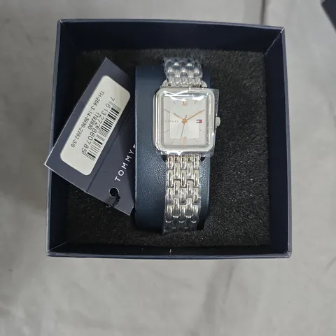 Tommy Hilfiger Rectangular Steel Bracelet Watch – Boxed 