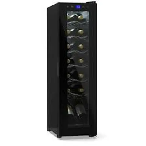 KLARSTEIN WINE REFRIGERATOR 1 ZONE BEVERAGE REFRIGERATOR WITH GLASS DOOR QUIET 