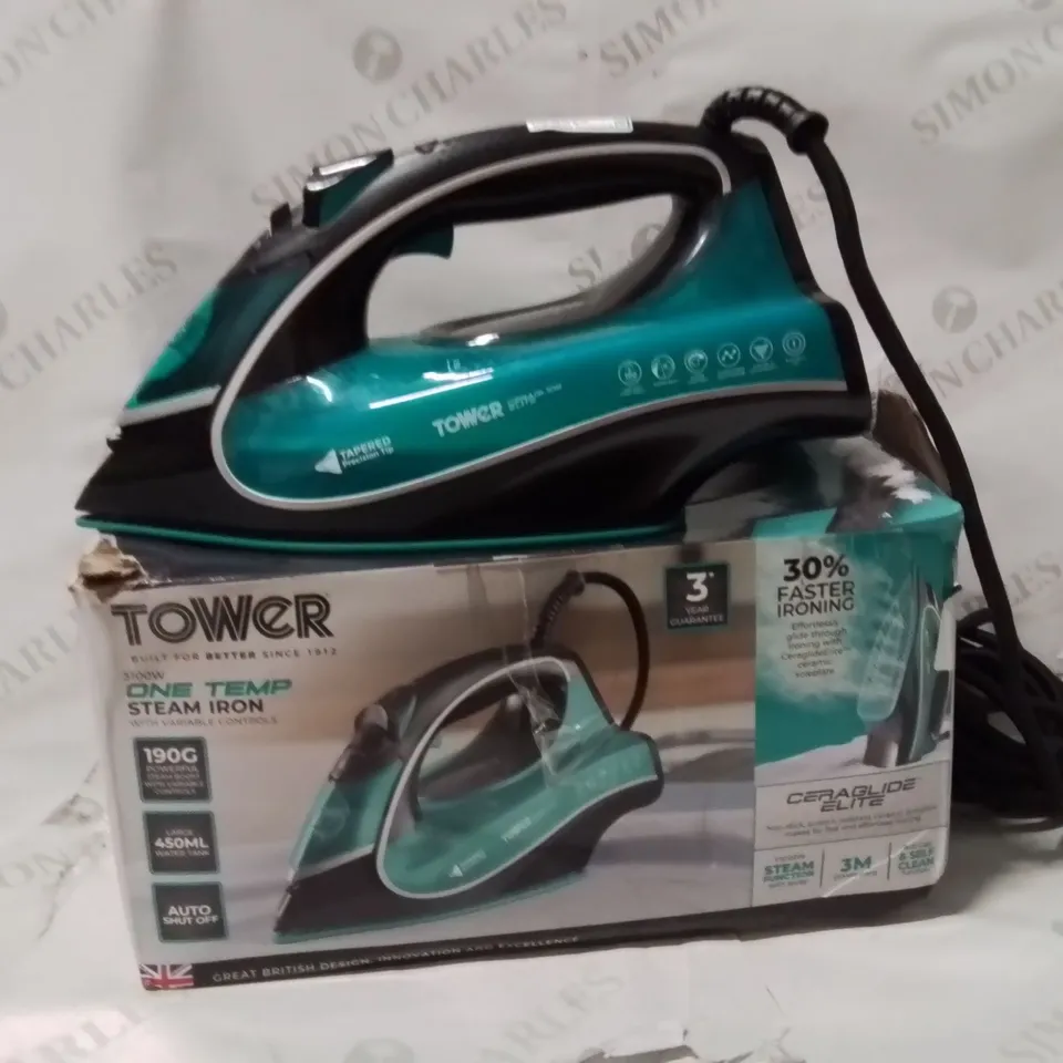 BOXED TOWER ONE TEMP STEAM IRON