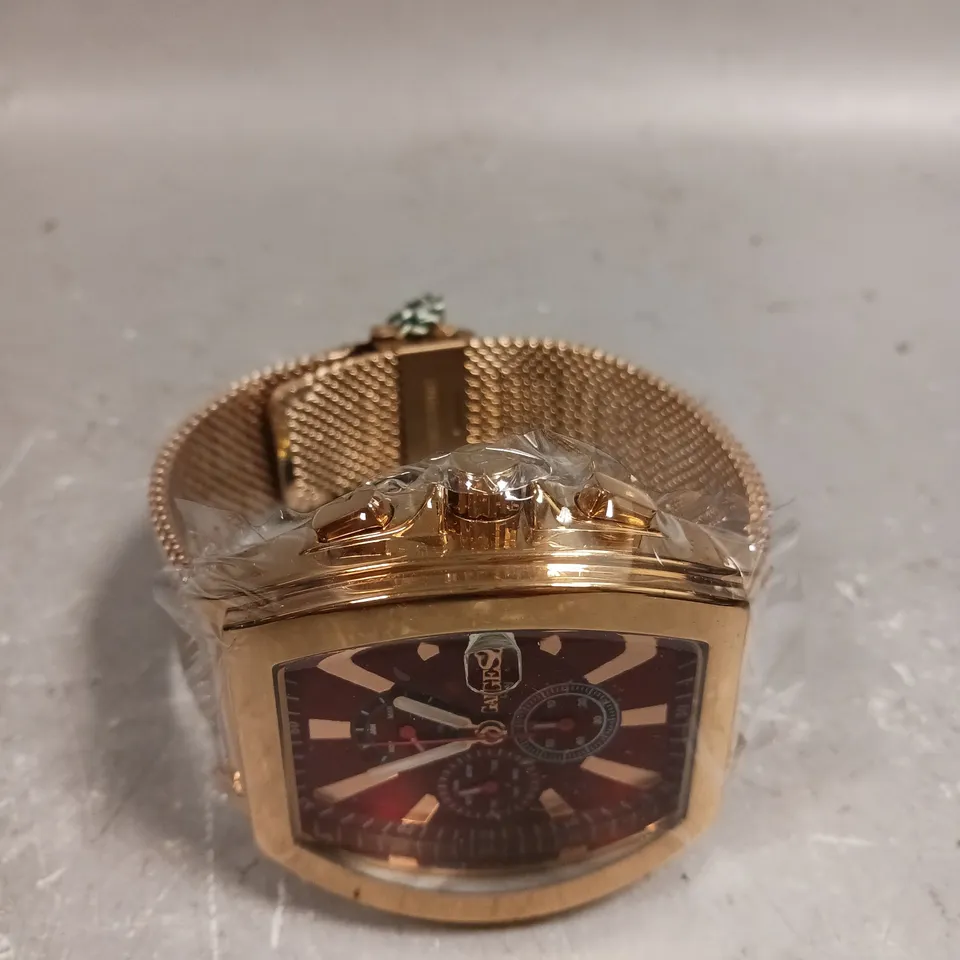 GAMAGES DIVERGENCE ROSE DIAL WATCH 