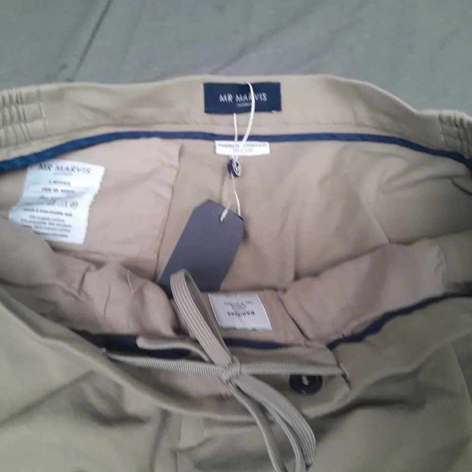 MR MARVIS TROUSERS IN NATURAL - W40 L32