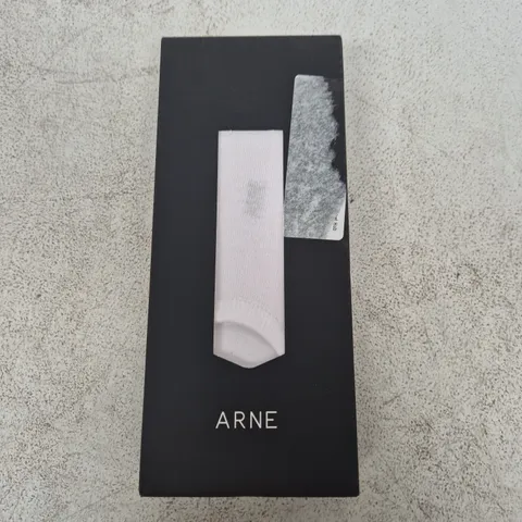 ARNECLO INVISIBLE SOCKS UK 10-12, 3 PACK – WHITE