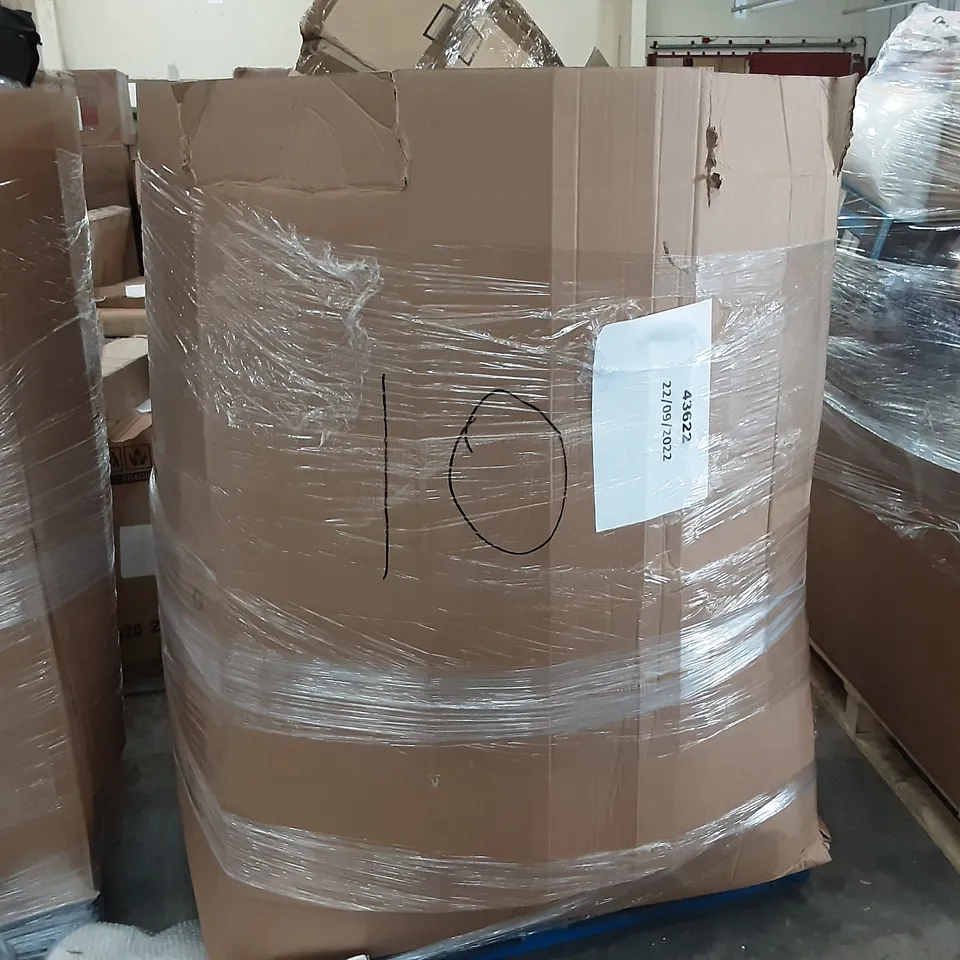 PALLET OF ASSORTED PRODUCTS TO INCLUDE FIXING EXPANDABLE HOSE, AJITEOGY SEAT CUSHION, MEMORY FOAM CERVICAL PILLOW, TRAVEL EASE MEMORY FOAM SEAT CUSHION, BCOZZY CUSHION, KISSMOON MEMORY FOAM PILLOW  