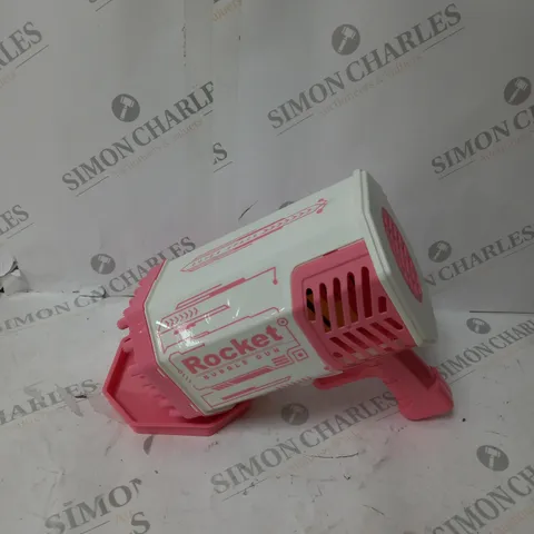 ROCKETS BUBBLE GUN - PINK AND WHITE