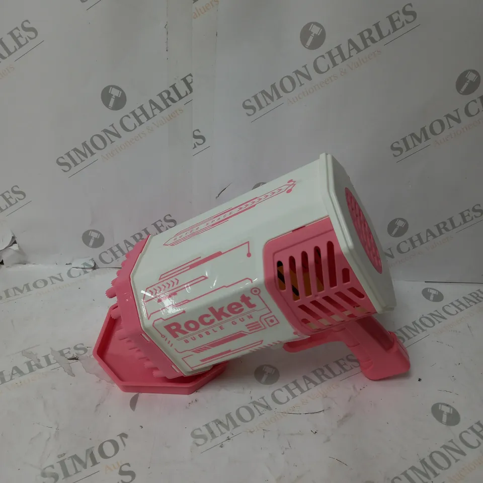 ROCKETS BUBBLE GUN - PINK AND WHITE 