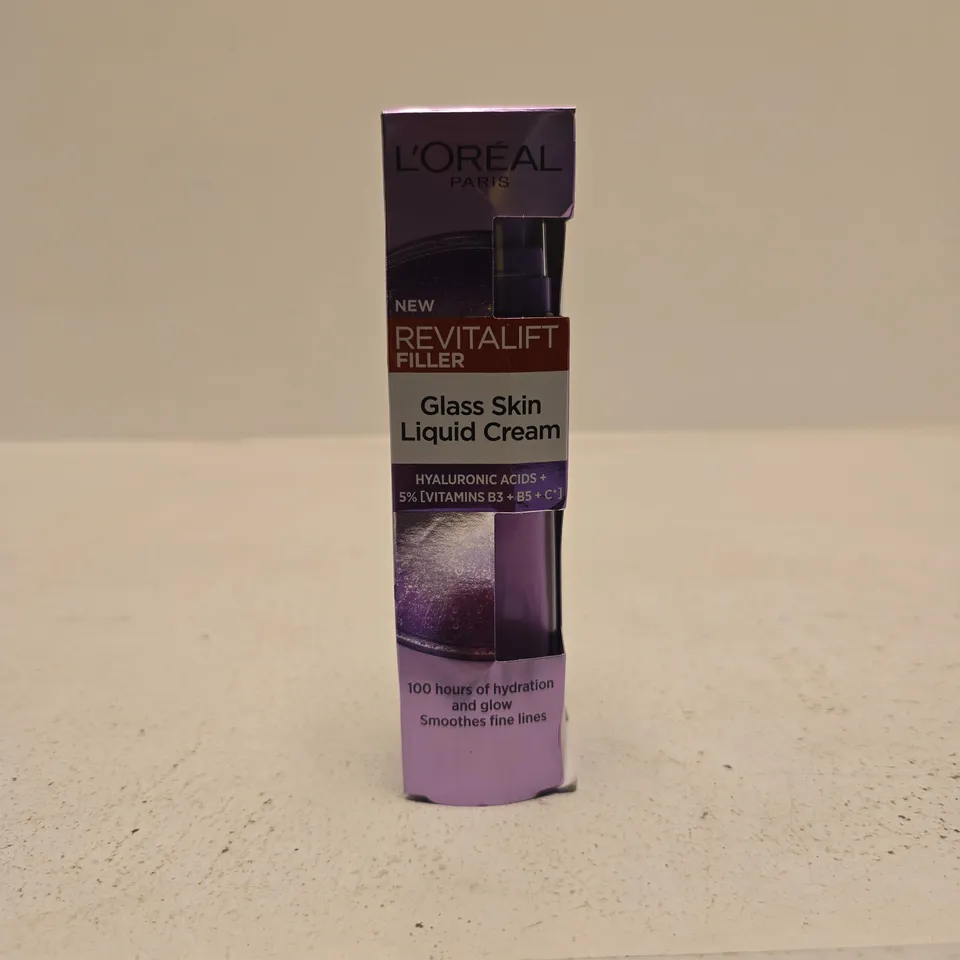 L'OREAL PARIS REVITALIFT FILLER GLASS SKIN LIQUID CREAM 50ML