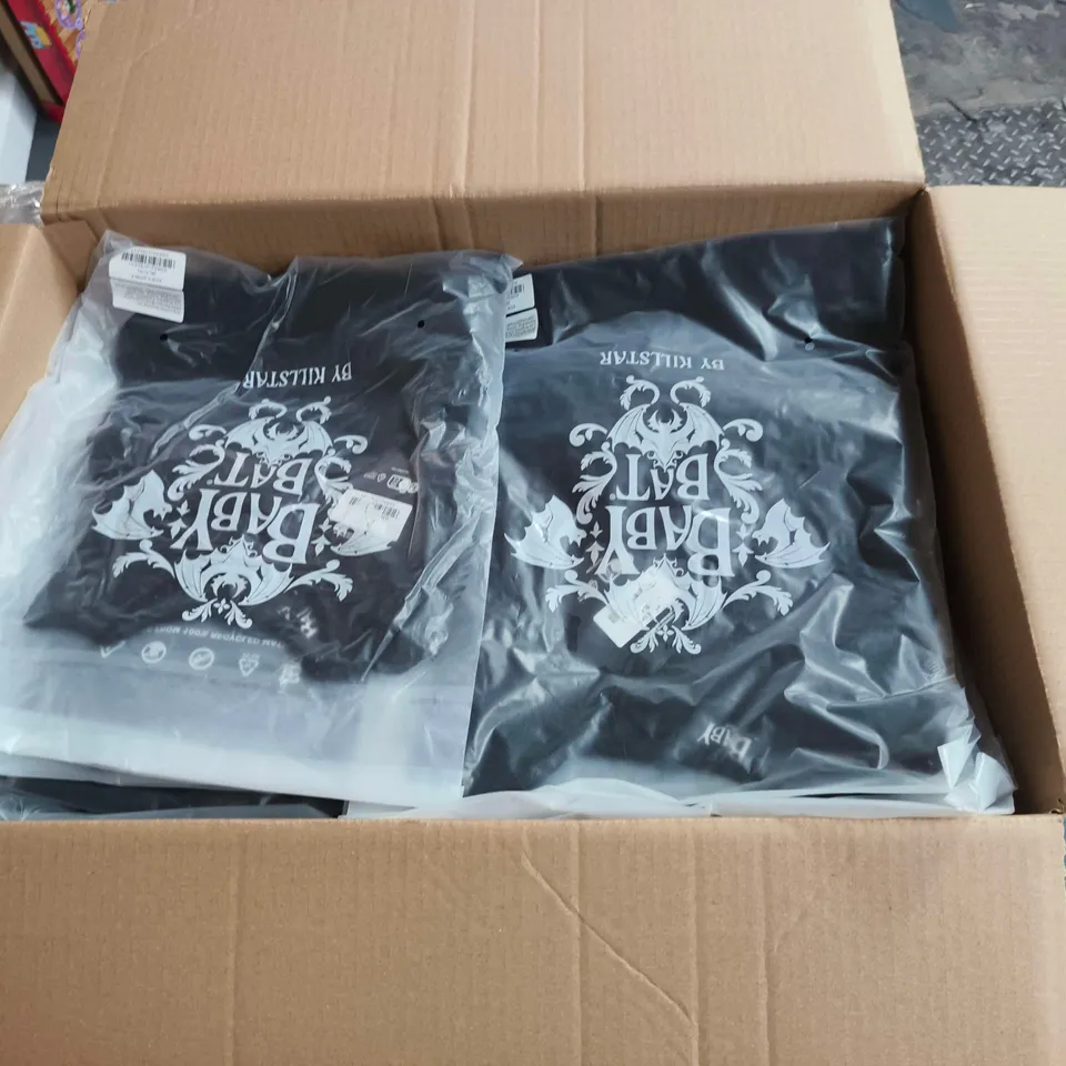 LOT OF APPROXIMATELY 50 BRAND NEW KILLSTAR ADA'S SPIRIT ITEMS IN BLACK - ALL SIZE 4Y