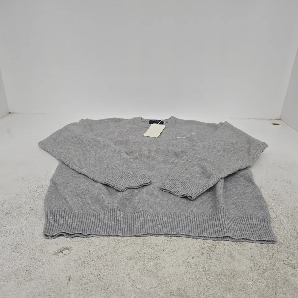 GREY KNIT SWEATER - SIZE L, NOTRE SUCCÈS (EST. 1992)