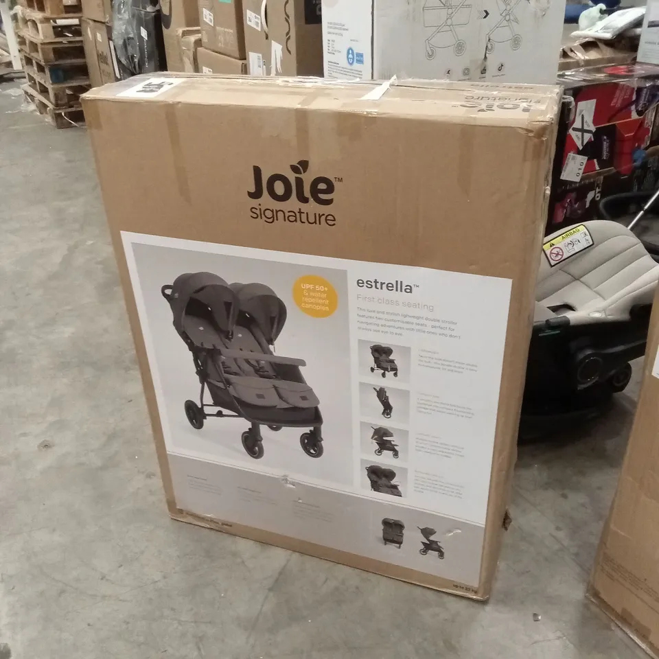 BOXED JOIE SIGNATURE ESTRELLA DOUBLE STROLLER (1 BOX)
