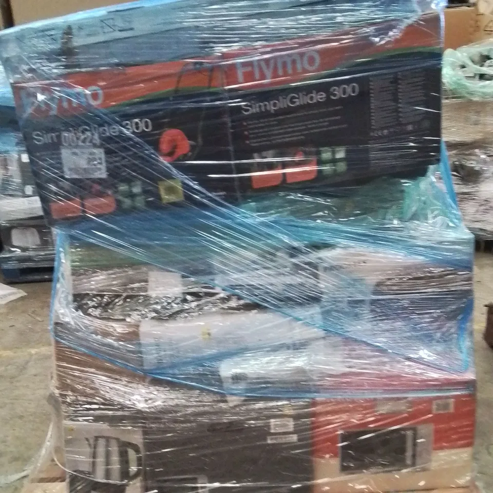 PALLET CONTAINING A LARGE QUANTITY OF ELECTRICAL PRODUCTS TO INCLUDE;KETTLE,LAWN MOWER,TOASTER,FAN,IRON
