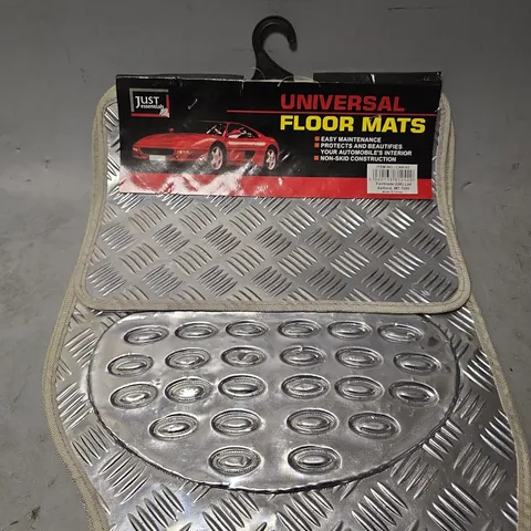 JUST ESSENTIALS UNIVERSAL FLOOR MATS PACK OF 4 
