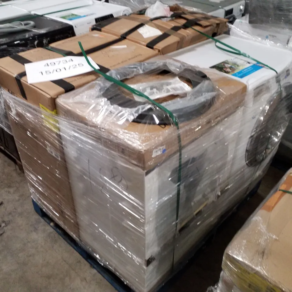 PALLET OF APPROXIMATELY 4 UNPROCESSED RAW RETURN WHITE GOODS TO INCLUDE;