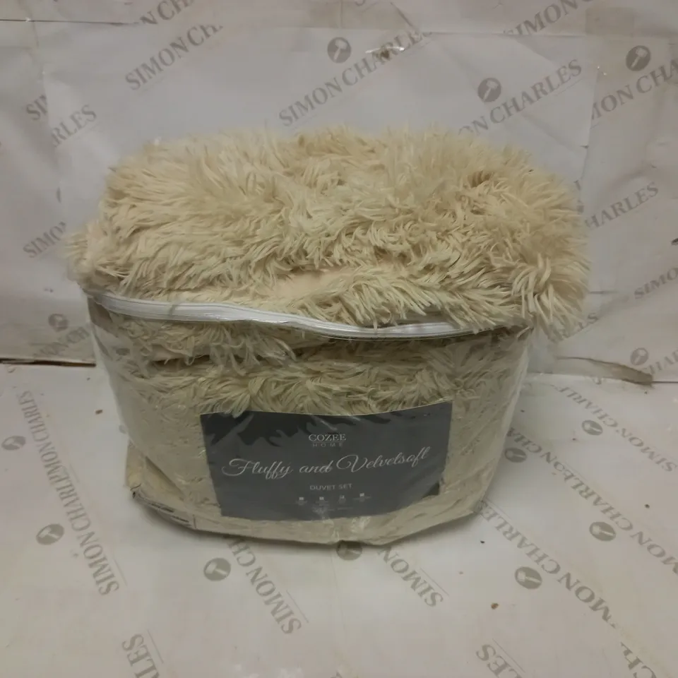 COZEE HOME FLUFFY 3 PIECE DUVET SET