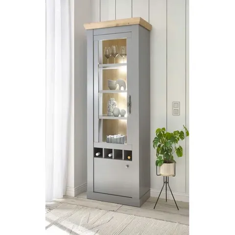 BOXED FLORIDA CROCKERY CABINET WITH LIGTING (BOX 2 OF 2 ONLY)