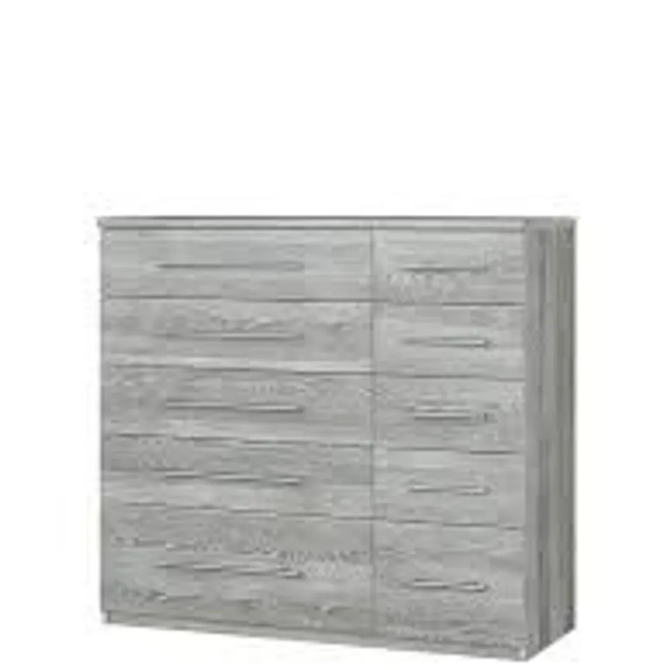 PRAGUE 5 + 5 GRADUATED CHEST OF DRAWERS (2 BOXES)