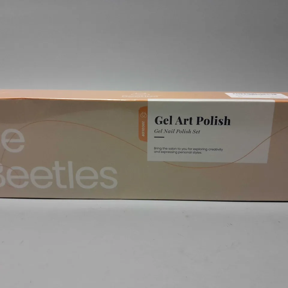 BOXED AND SEALED BE BEETLES GEEL ART POLISH