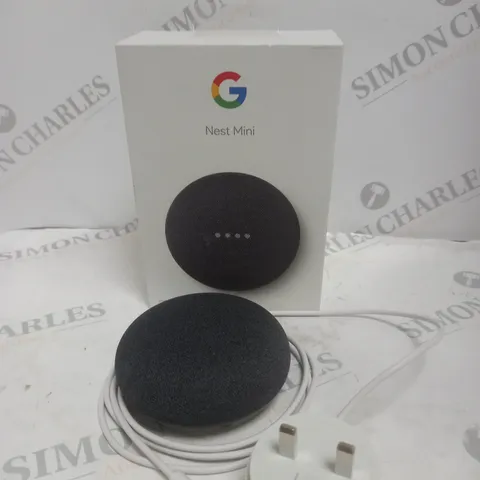 BOXED GOOGLE NEST MINI 2ND GEN - CHARCOAL