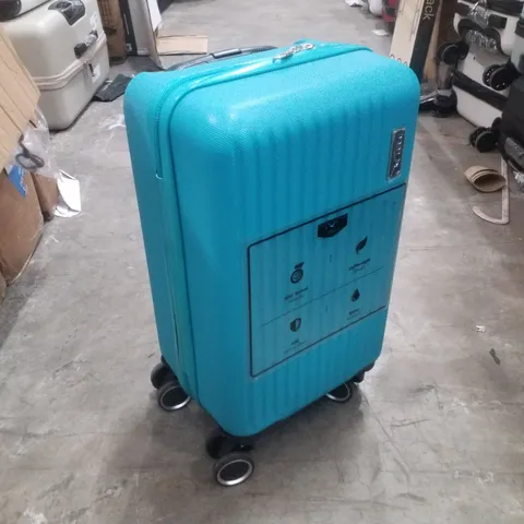 LUGG 40CM VACAY SUITCASE ABS LUGGAGE, (40×30×20CM)- TEAL