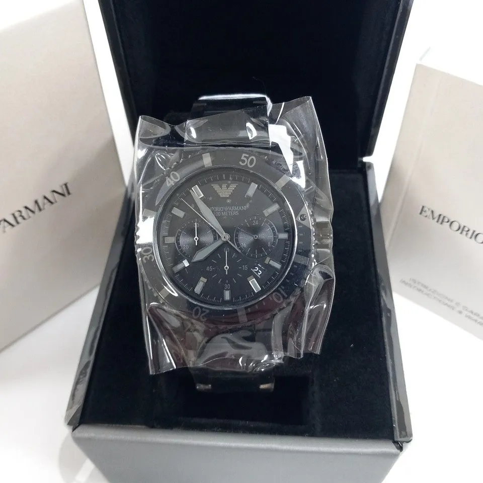 BOXED EMPORIO ARMANI AR11363 MENS DIVER WATCH