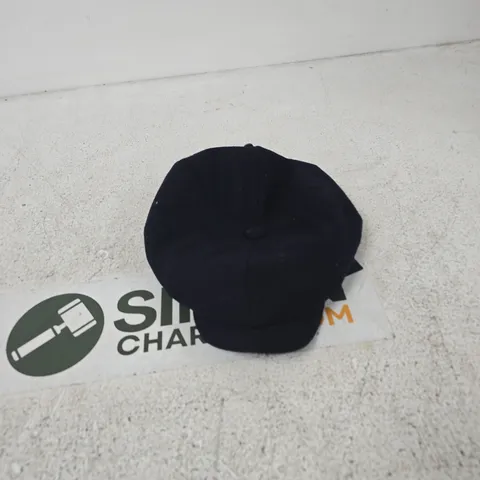 FAILSWORTH NAVY WOOL-BLEND FLAT CAP