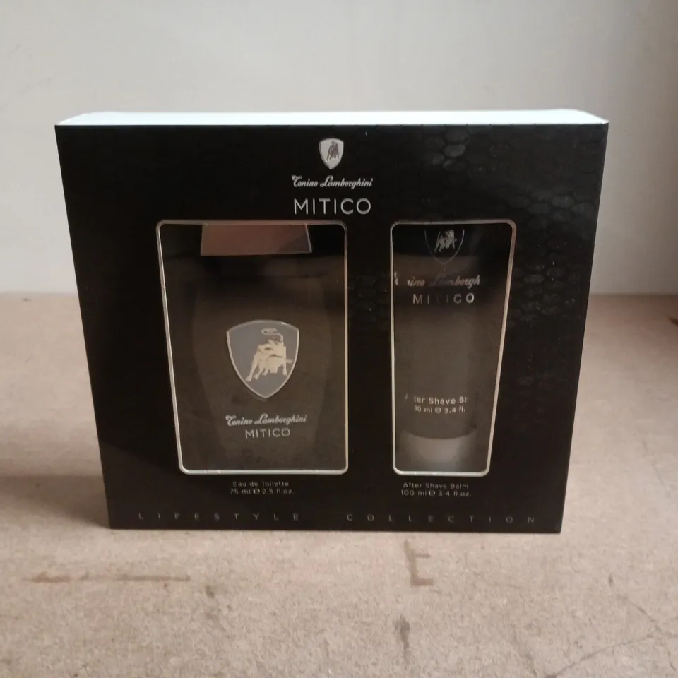 TONINO LAMBORGHINI MITICO GIFT SET – EAU DE TOILETTE 75 ML + AFTER SHAVE BALM 100 ML