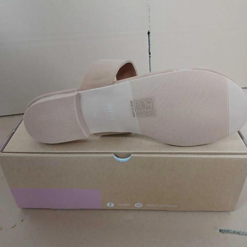 INYATI - LEANDRA THONG STYLE SANDAL IN TOASTED NUT - 6