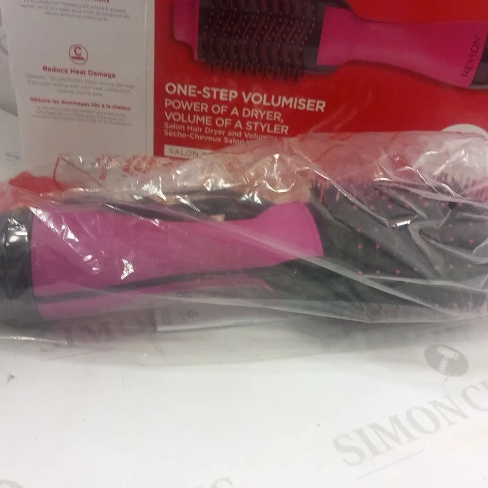 BOXED REVLON NEW PINK EDITION ONE STEP VOLUMISER