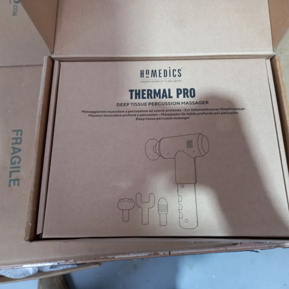 HOMEDICS THERMAL MASSAGE GUN - ROSE GOLD 