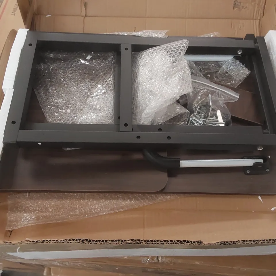 BOXED METAL BASE COMPUTER DESK (1 BOX)