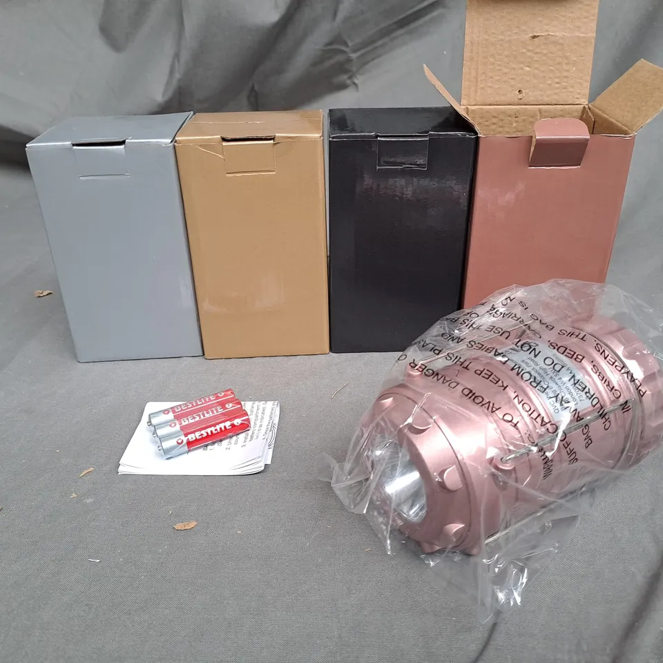 SCB SET OF 4 MINI POP-UP METALLIC LIGHTS